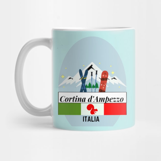 Cortina d'Ampezzo, Italy by Papilio Art